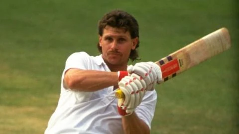 Robin Smith plays a pull shot